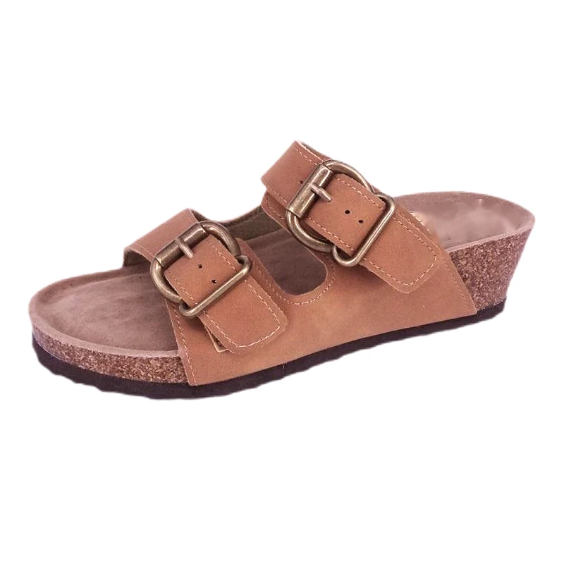 Leaba Chois na mBan 2 Búclaí Strap Dingeanna Sandals