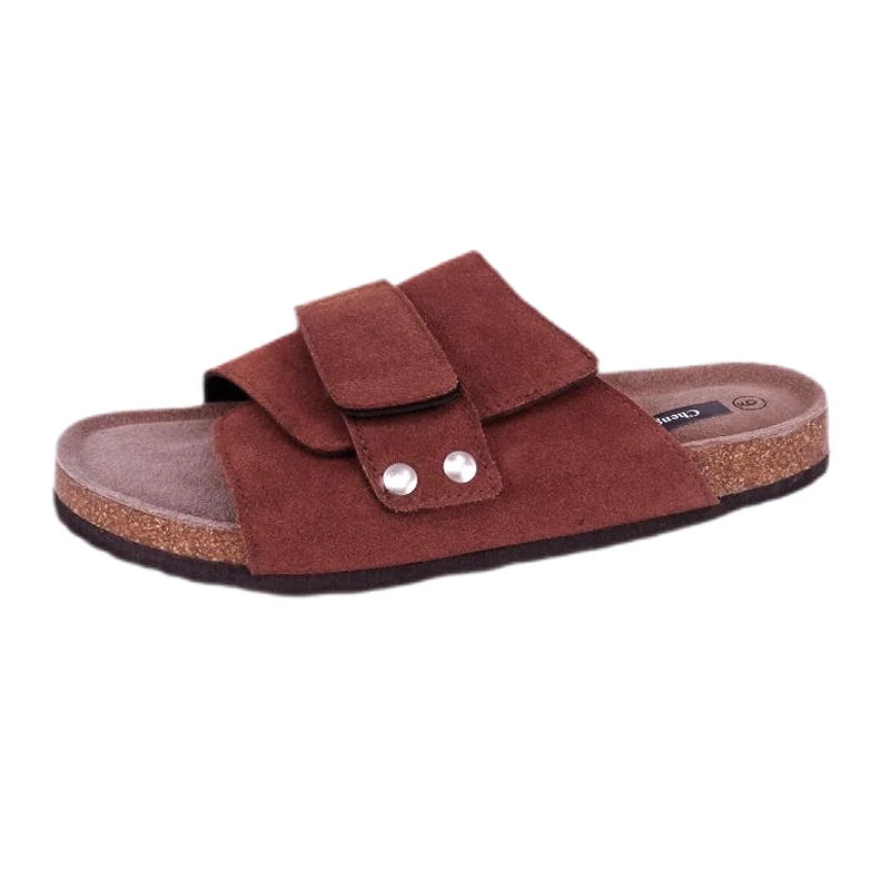 Sandals Strap Velcro Footbed na mBan